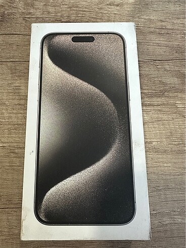 IPHONE 15 promax 256 naturel titanyum sıfır kapalı kutu