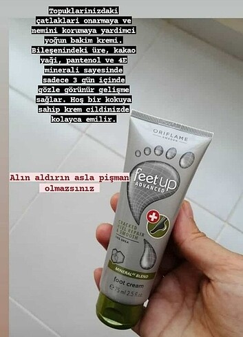 Oriflame Ayak kremi...