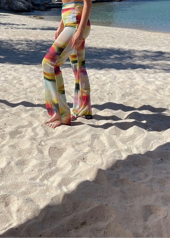 Şık plaj pantolonu - Görsel 2