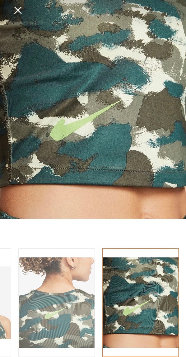 Kadın Kamuflaj Desenli V Yakalı Spor atlet - Görsel 3