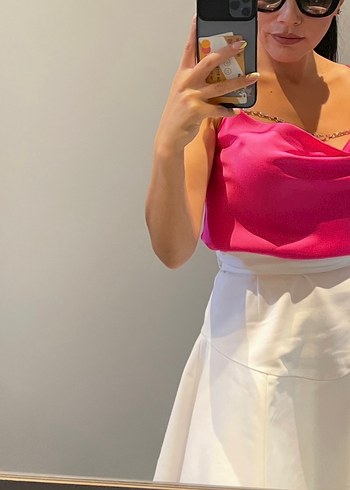 Fuşya askılık çok kaliteli üst - Görsel 2