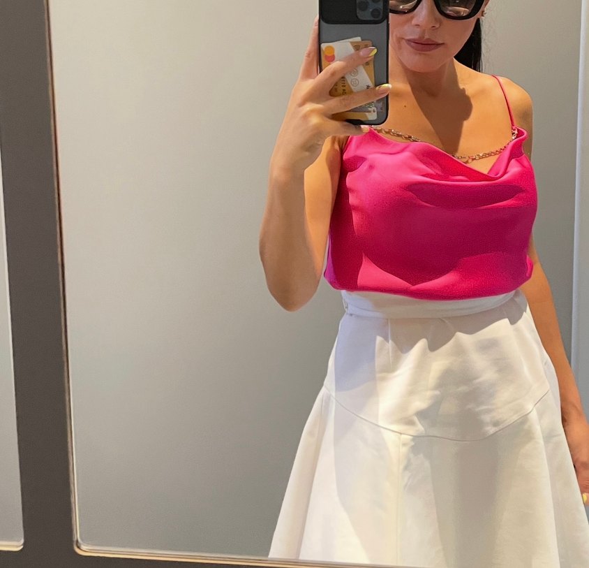 Fuşya askılık çok kaliteli üst - Görsel 2