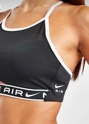 Nike Air Siyah Baskılı Spor Sütyeni - Görsel 2