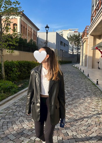 Bershka deri ceket