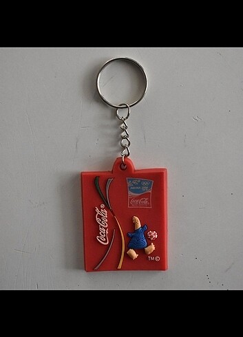 Coca Cola Olympics 2004 Gri Renkli Anahtarlık 