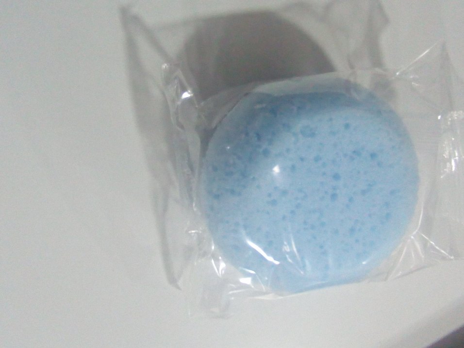 Bebek Banyo Süngeri Mavi Pastel - Görsel 2