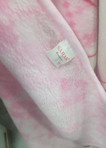 Kız Çocukları için Pembe Desenli Tek kişilik battaniye - Görsel 4