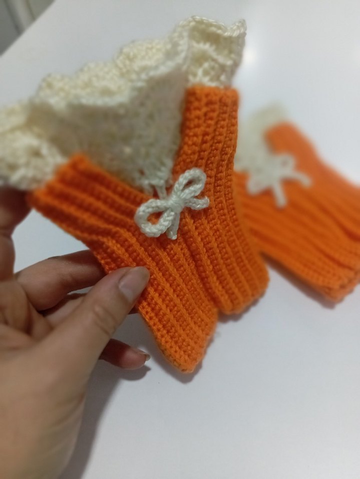 El Örgüsü Kadın Eldiveni - Görsel 2