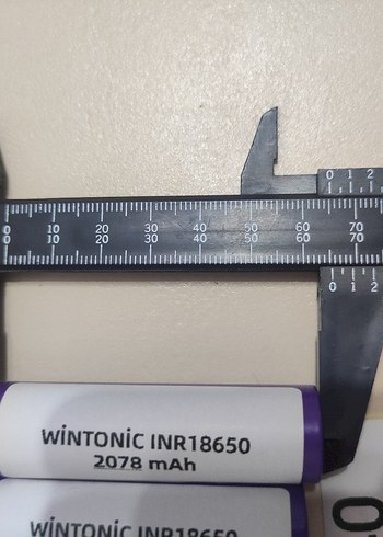 4 ADET 18650 ŞARJ EDİLEBİLİR LİT-ION PİL - Görsel 3