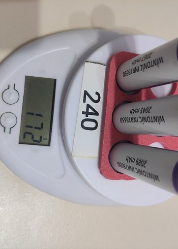 4 ADET 18650 ŞARJ EDİLEBİLİR LİT-ION PİL - Görsel 7