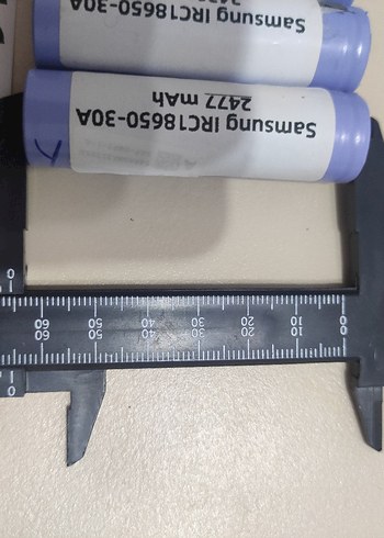 4 ADET 18650 ŞARJ EDİLEBİLİR LİT-ION PİL - Görsel 3