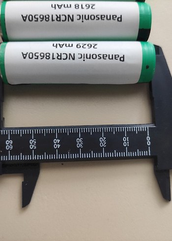 6 ADET 18650 ŞARJ EDİLEBİLİR LİT-ION PİL - Görsel 3