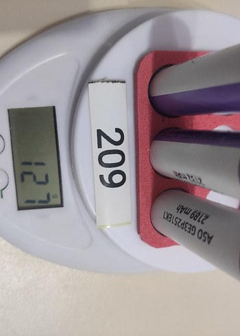 3 ADET 18650 ŞARJ EDİLEBİLİR LİT-ION PİL - Görsel 6