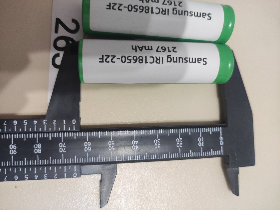 2 ADET 18650 ŞARJ EDİLEBİLİR LİT-ION PİL - Görsel 3