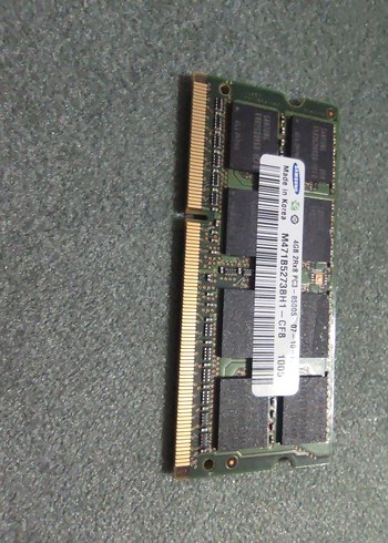 Samsung 4 GB 1066 MHz DDR3 SODIMM M471B5273BH1-CF8 Ram - Görsel 2