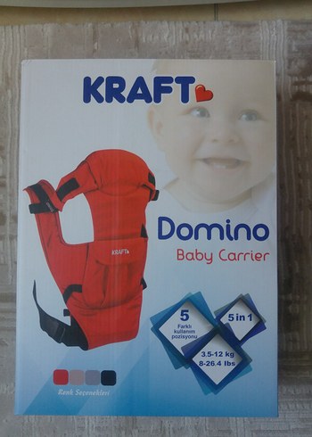Kraft Domino Kanguru Bebek Taşıyıcı - Görsel 4