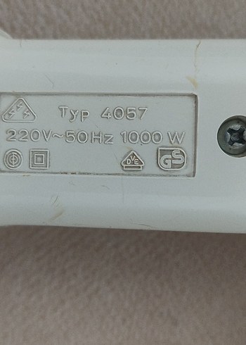 Perfect Marka Alman Malı 1000W Saç Kurutma Makinesi - Görsel 4