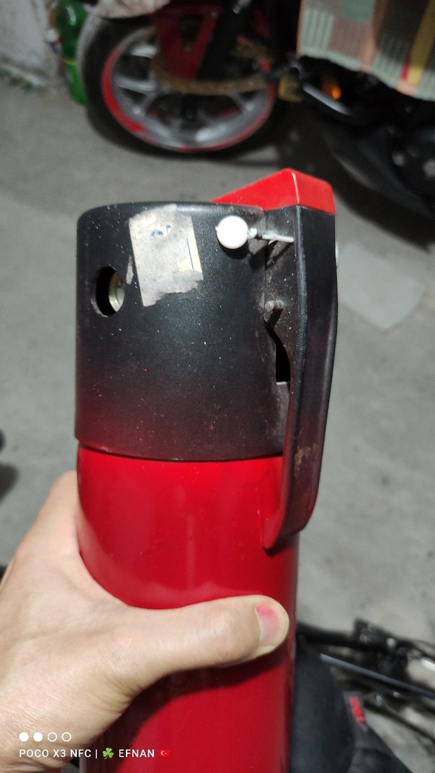 2.5 lt lik İthal Yangın Söndürücü Tüp - Görsel 5