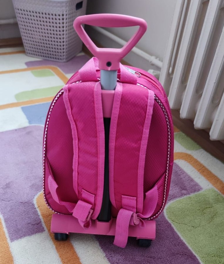 Disney Figürlü Prenses Tekerlekli Çanta - Görsel 2