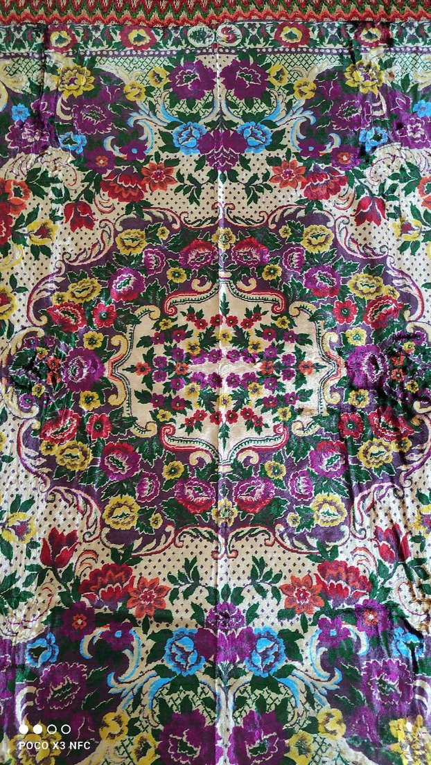 Antika Kilim Desenli İpek Duvar Halısı (2x1.6m) - Görsel 2