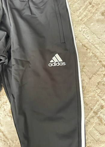 Erkek Siyah Adidas Fermuarlı Eşofman Altı - Görsel 2