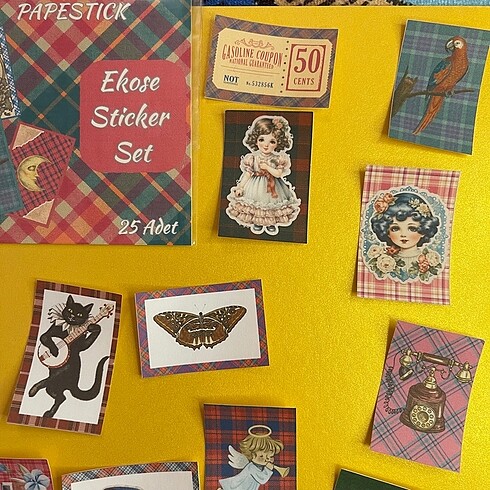  Beden Ekose Sticker Set