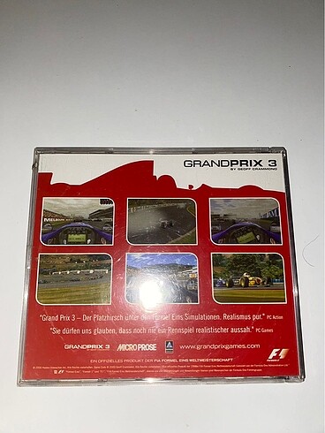  Beden Renk ORİJİNAL GRANDPRİX 3 OYUNU (PC)