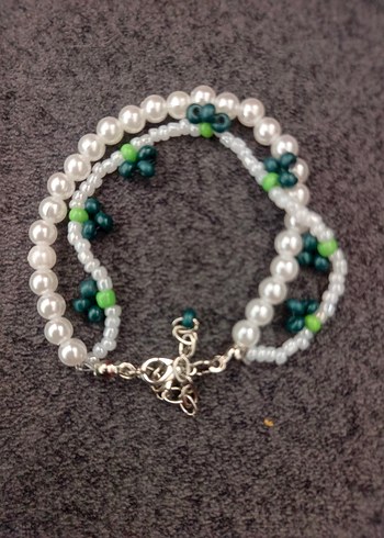 Renkli Boncuklu Bohem Bileklik - Görsel 3