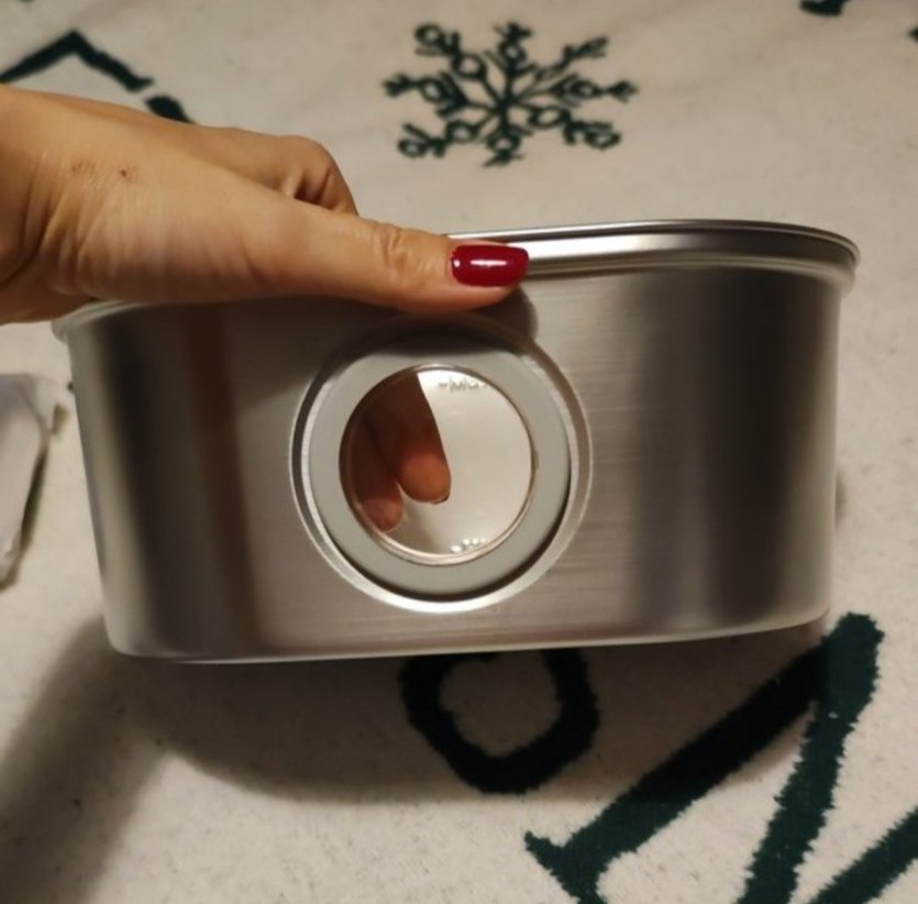 çelik LED ışık sensör ve 2 adet yedek filitreli su pınarı 3.5 lt - Görsel 3