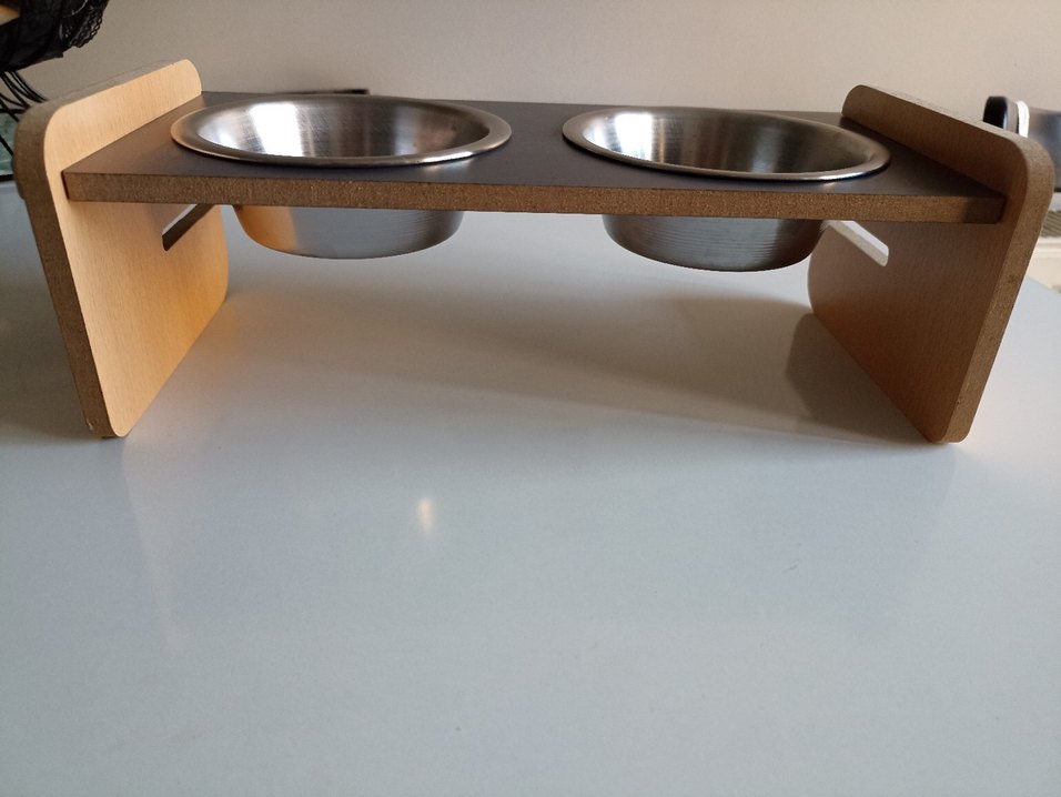 Çiftli Çelik Mama ve Su Kabı - Görsel 3