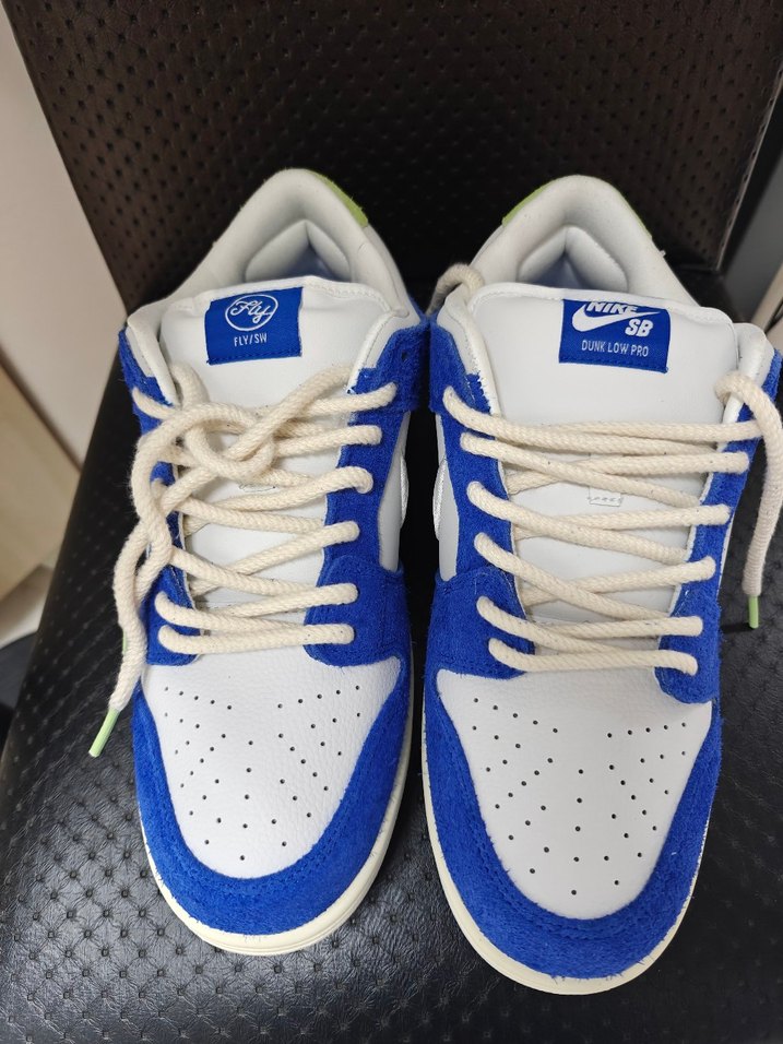 Nike x Fly Streetwear SB Dunk Low "Gardenia" sneakers - Görsel 5