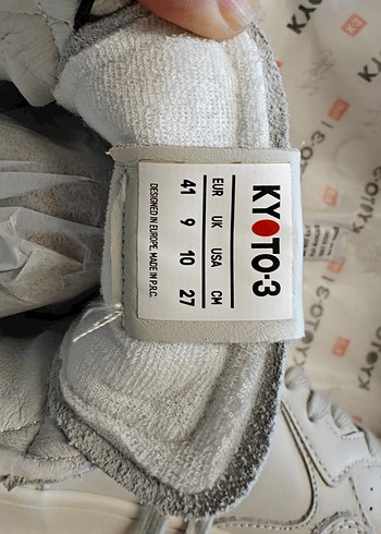 Kyoto gerçek deri Beyaz Bağcıklı Kadın Sneaker - Görsel 6