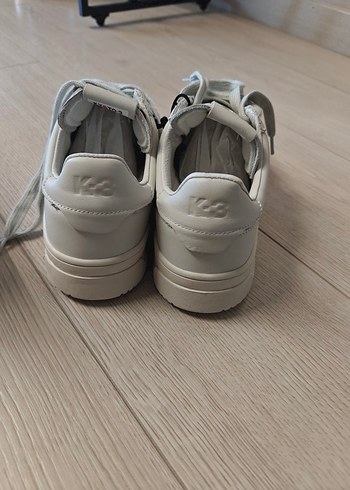 Kyoto gerçek deri Beyaz Bağcıklı Kadın Sneaker - Görsel 9