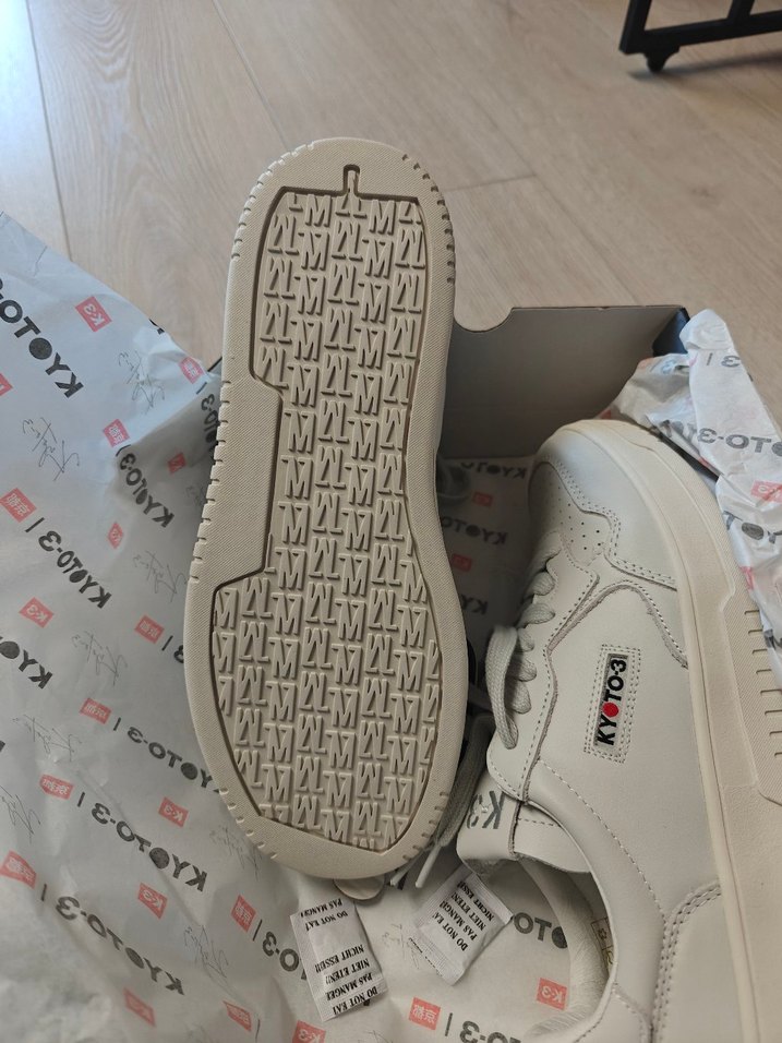 Kyoto gerçek deri Beyaz Bağcıklı Kadın Sneaker - Görsel 4