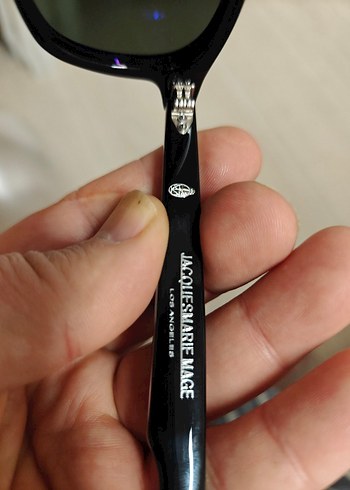 Jacques Marie Mage ZEPHIRIN Siyah Unisex Gözlük - Görsel 13