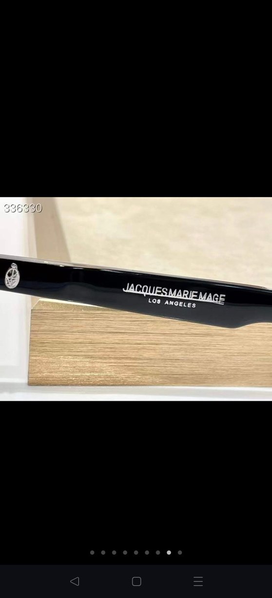 Jacques Marie Mage ZEPHIRIN Siyah Unisex Gözlük - Görsel 4