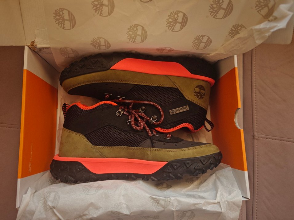 Timberland Renkli Bağcıklı Erkek Outdoor Ayakkabısı - Görsel 5