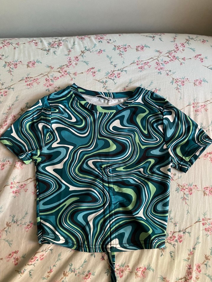 Kısa kol bluz - Görsel 2