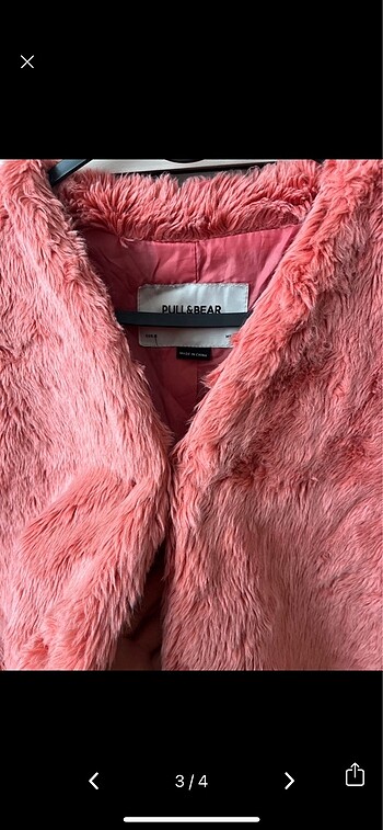m Beden Pull&bear kadın kürk