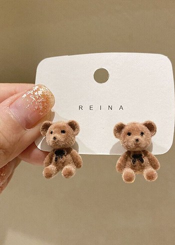 Kahverengi Ayıcık Teddy Bear Küpe