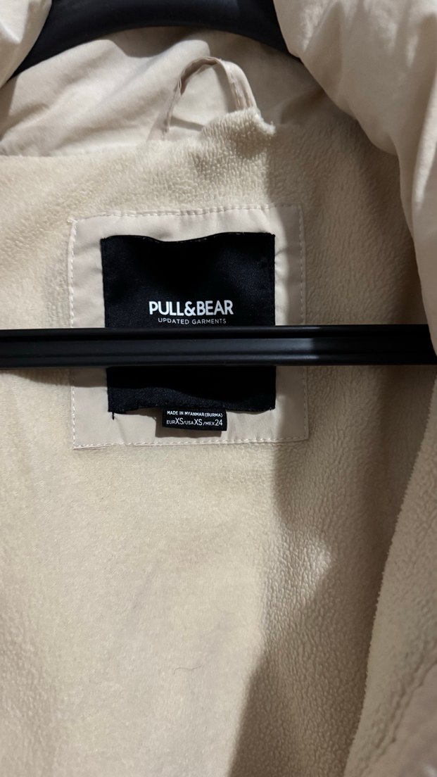 Bej Kadın şişme mont - Görsel 3