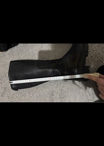 Siyah Deri çizme - Görsel 5