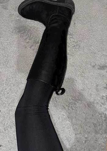 Siyah Deri çizme - Görsel 3