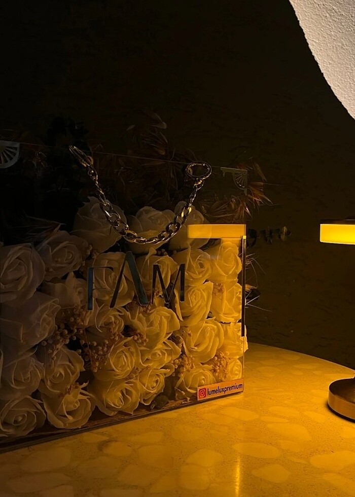 Çiçek buketi çanta - Görsel 5