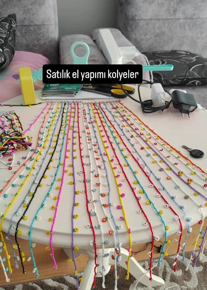 Satılık el yapımı kolyeler - Görsel 3
