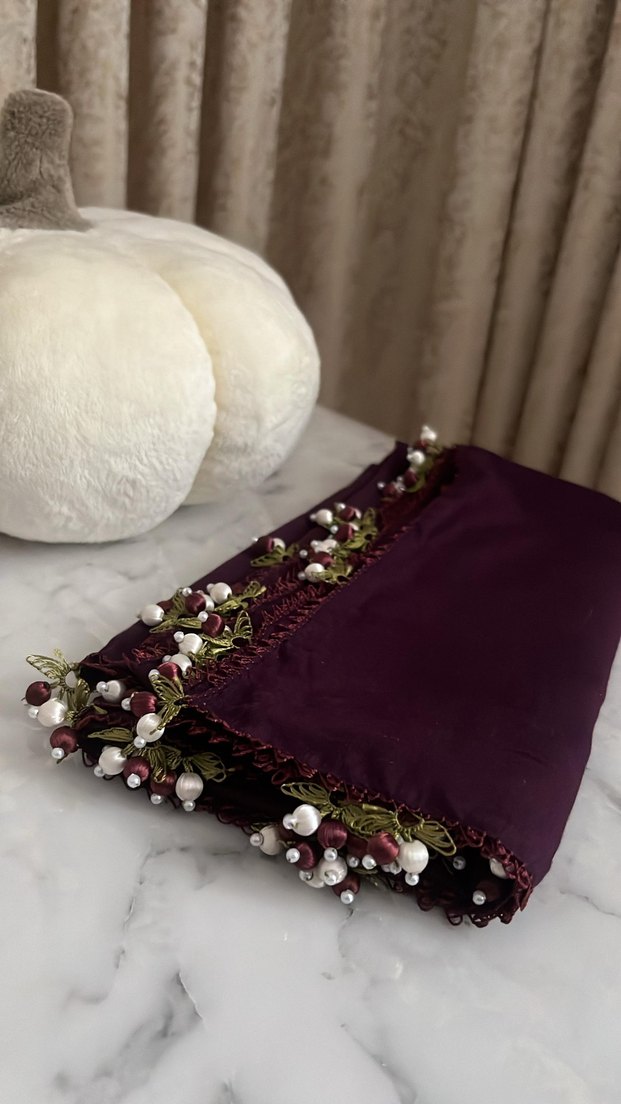 kiraz boncuk iğne oyası yazma - Görsel 5