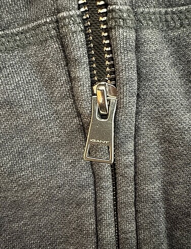 s Beden gri Renk Orijinal Gant Fermuarlı Sweatshirt