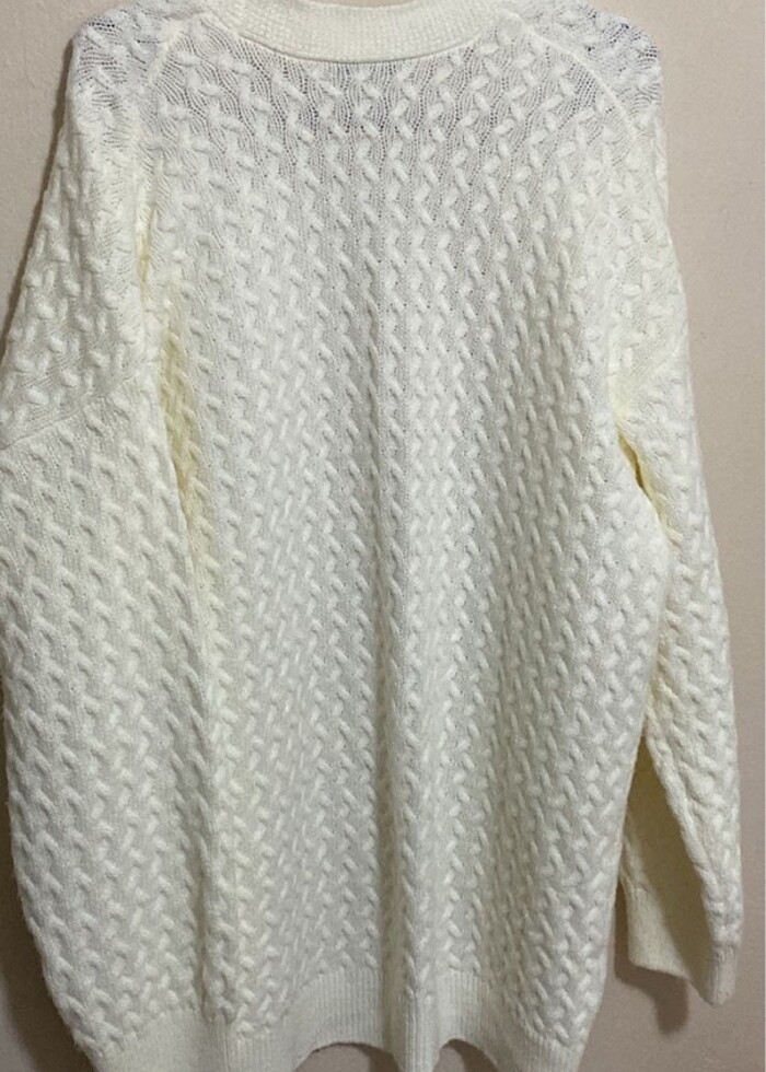 Ecru hırka - Görsel 3