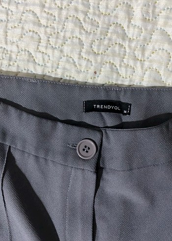Trendyol & Milla Trendyolmilla gri kumaş pantolon