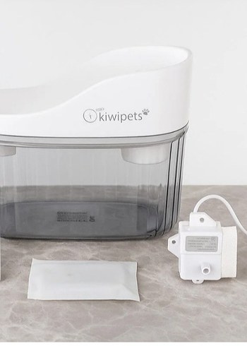 Okiwipets Beyaz Kedi Su Kabı - Görsel 3